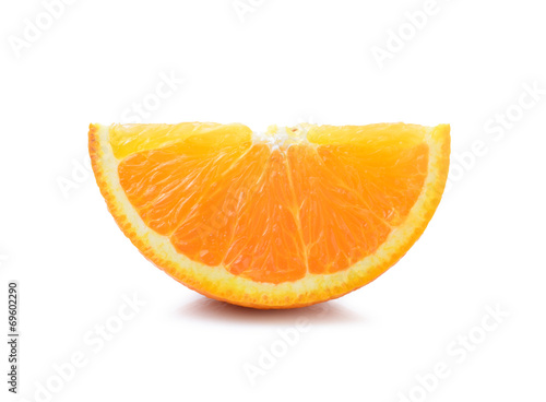 Orange on a white background.