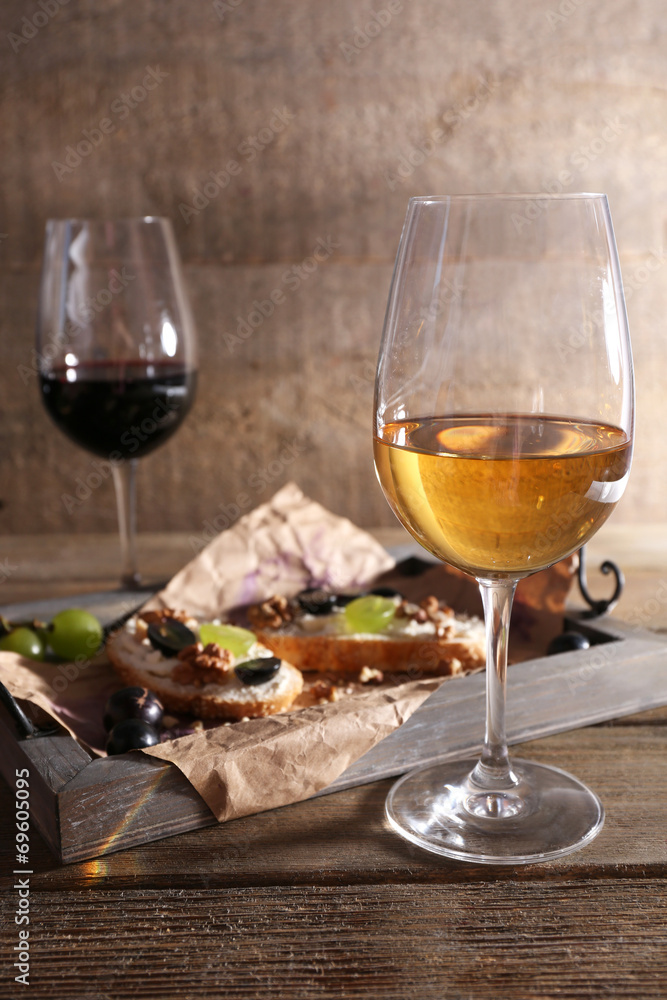 beautiful still life with wine, cheese and ripe grape beautiful still life with wine, cheese and ripe grape
