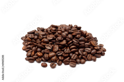 Heap of coffee beans