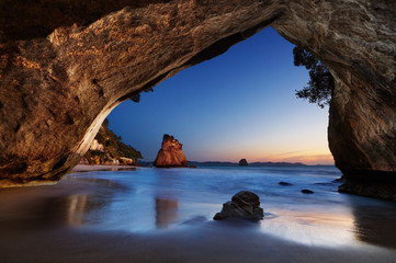 Fototapete Landschaften Cathedral Cove, Neuseeland  © Dmitry Pichugin