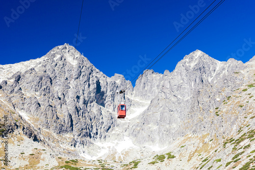 cable car to Lomnicky Peak, Vysoke Tatry (High Tatras), Slovakia