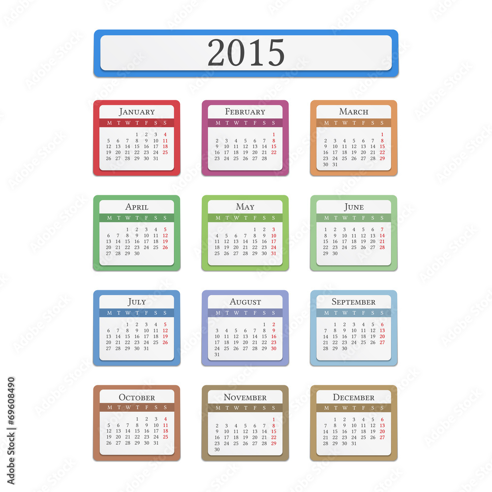 2015 Calendar 2015 Calendar