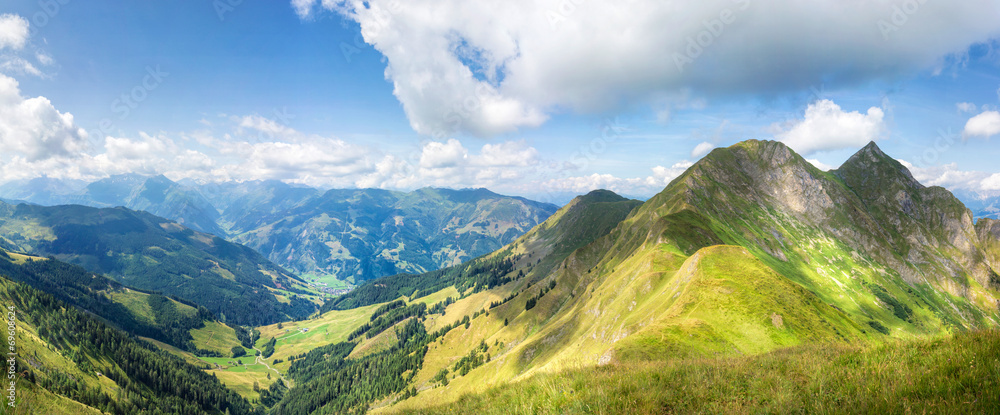 Mountain landscape in austrian alps