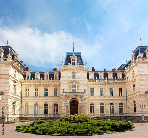 Potocki Palace in Lviv, Ukrainian. Currently - Lviv National Art photo