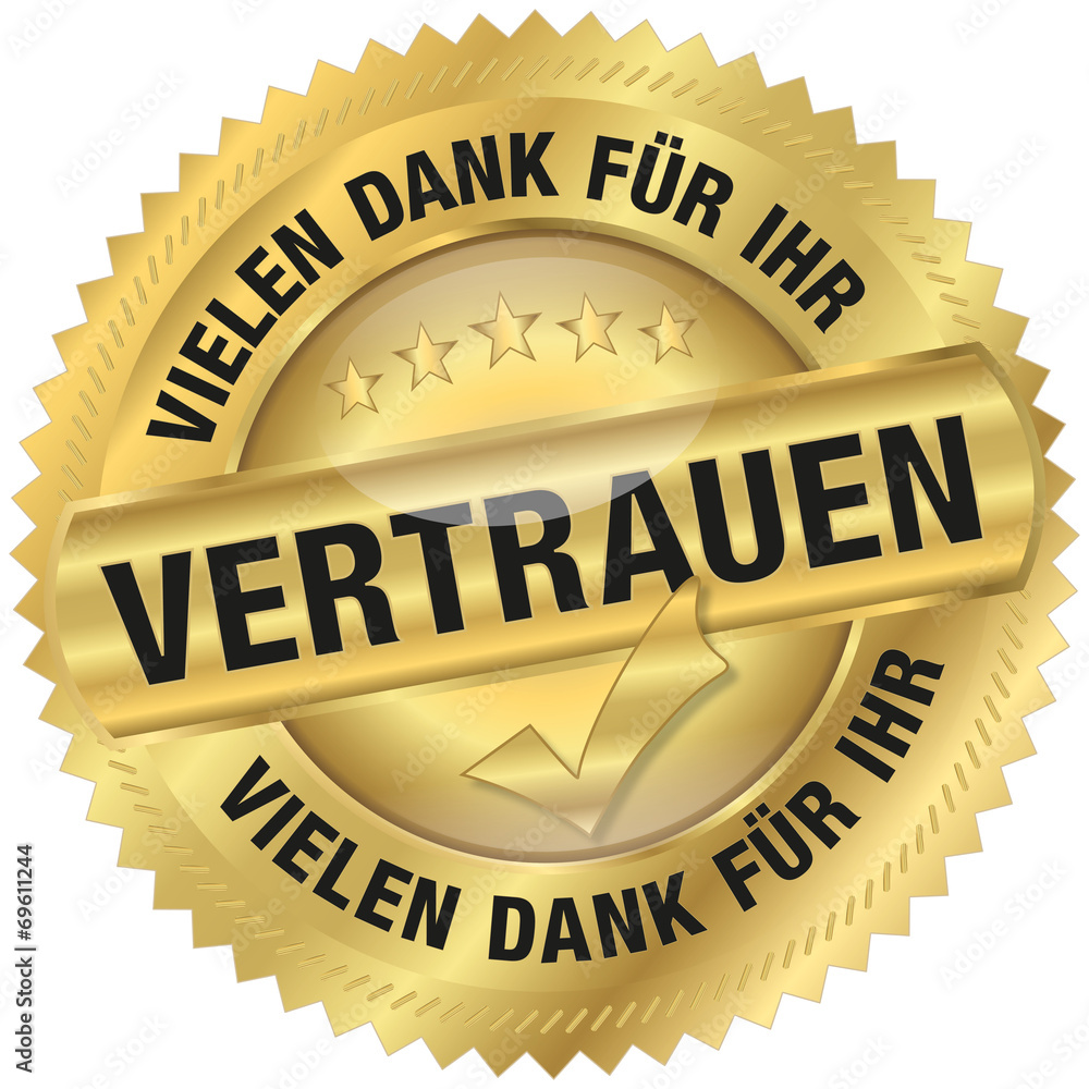 Vielen Dank für Ihr Vertrauen vector de Stock Adobe Stock