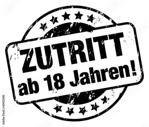 Zutritt ab 18 Jahren