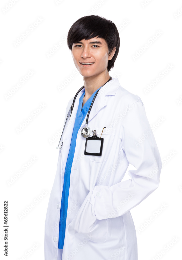 Asian medical person