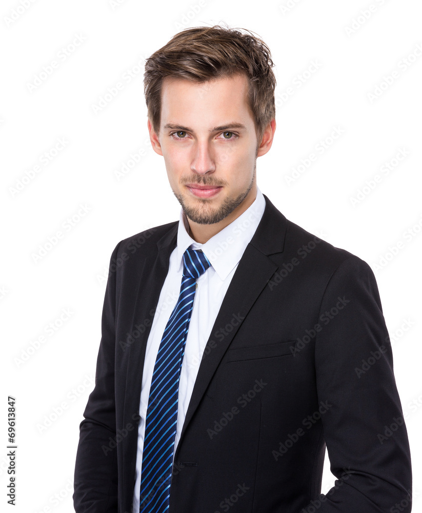 Caucasian businessman Caucasian businessman
