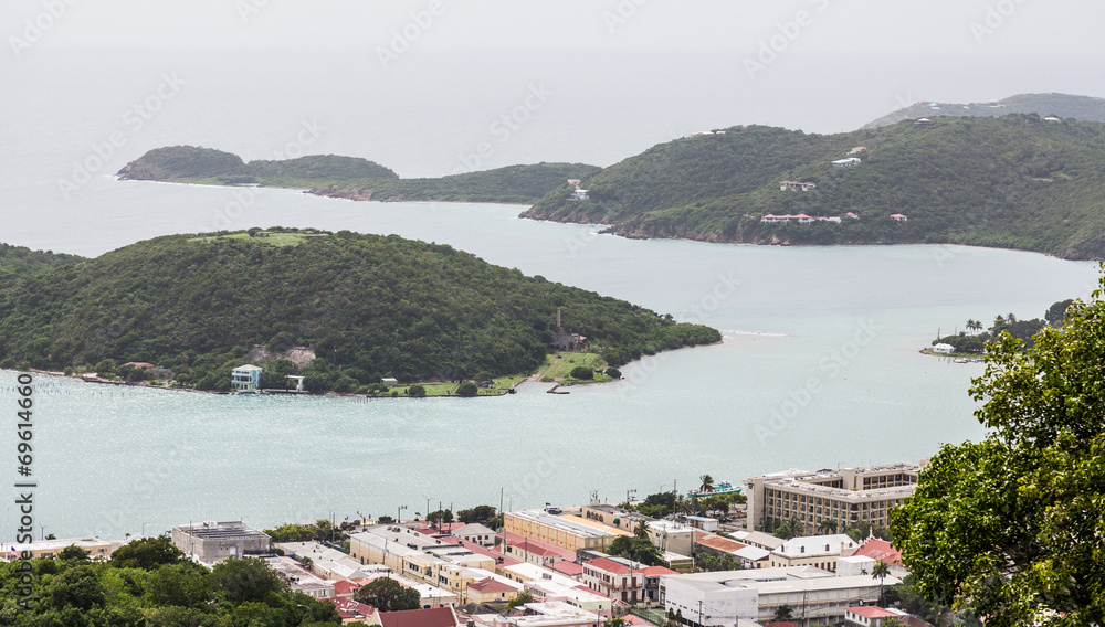 St Thomas Harbor from Hilltop