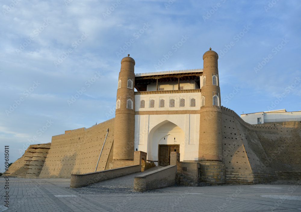 entrance  to Ark fortress (Bukhara)
