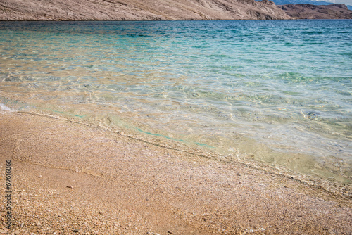 Fototapeta Naklejka Na Ścianę i Meble -  croatian sea , Metajna Pag island