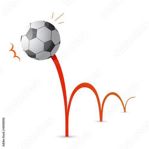 Bouncing ball cartoon