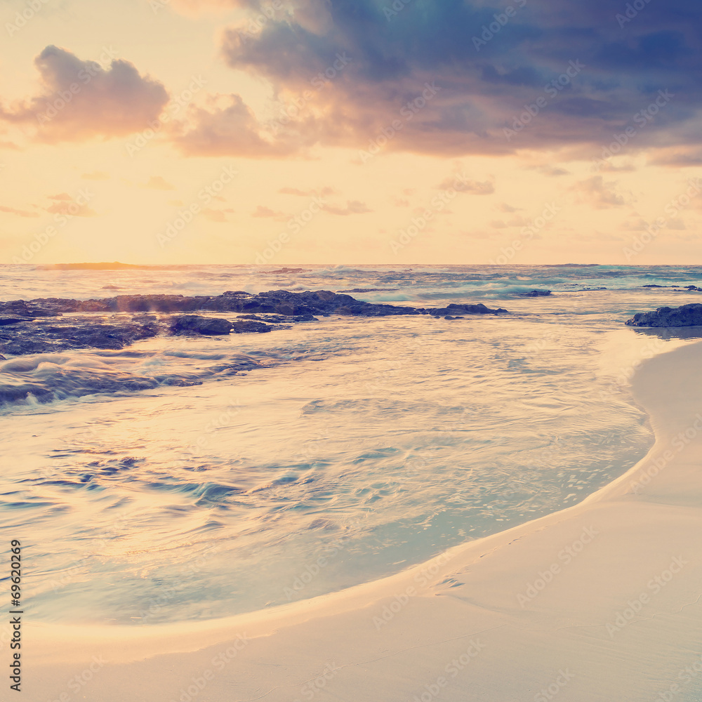 Beach Sunrise Instagram Style