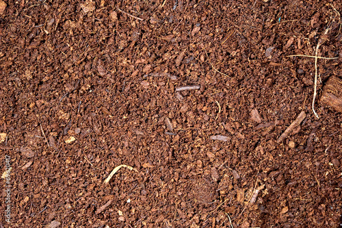 Peat soil background