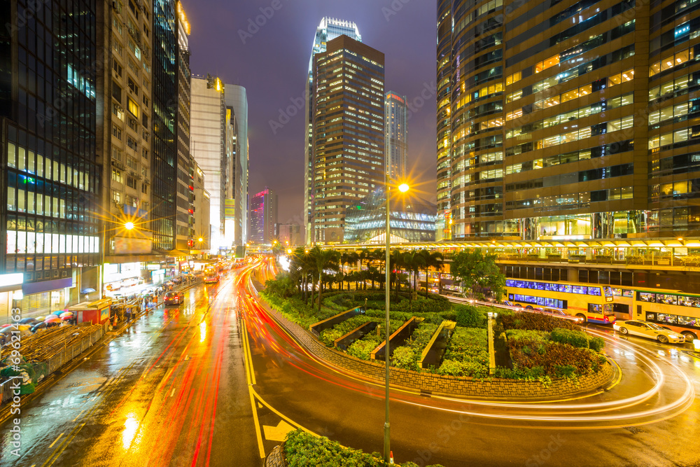 Fototapeta premium Hong Kong Central Skyline