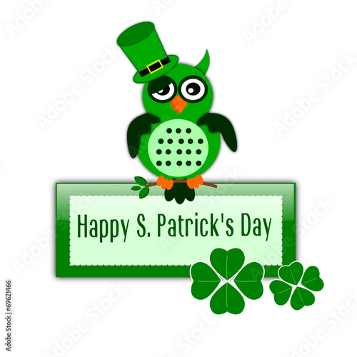 Biglietto d'auguri per la festa di San Patrizio