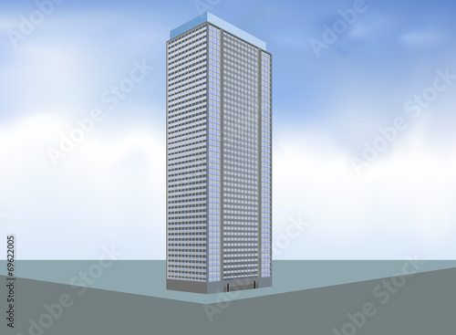 Built condo layout,residential building background
