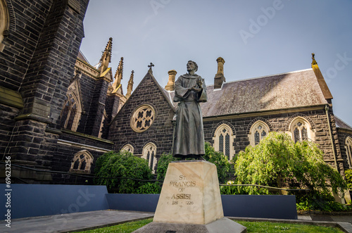 St. Patrick's Cathedral in Melbourne, Victoria, Australia. 