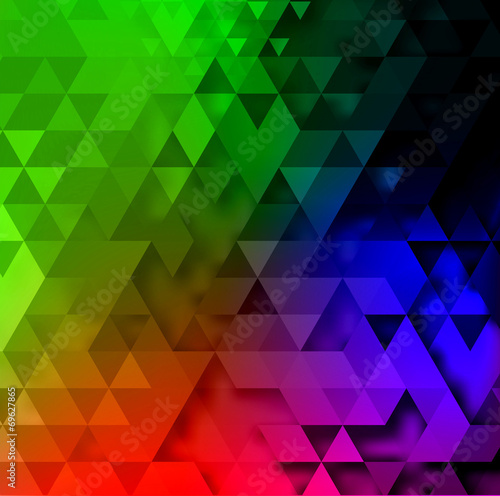 Triangle abstract vector background illustration