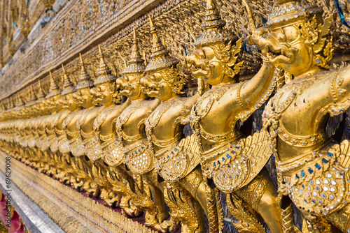 Golden Garuda of Wat Phra Kaew at Bangkok  thailand