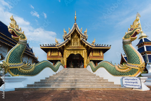 Ancient Architecture in Buddhist temple (Wat Ban Den) Chiangmai, © alongkos
