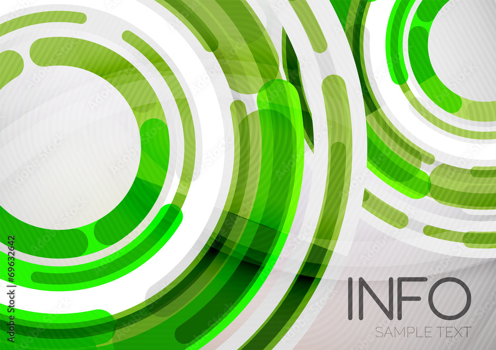 Futuristic rings and circles design template Futuristic rings and circles design template