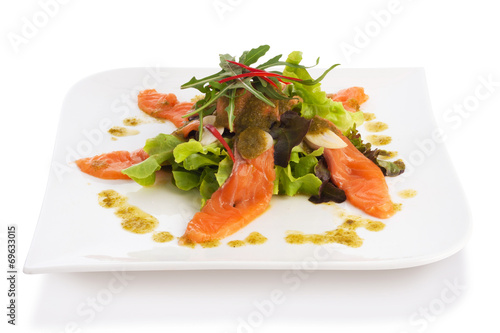 spicy salmon salad