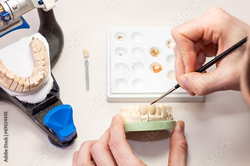 Making Artificial Human Dental Process.