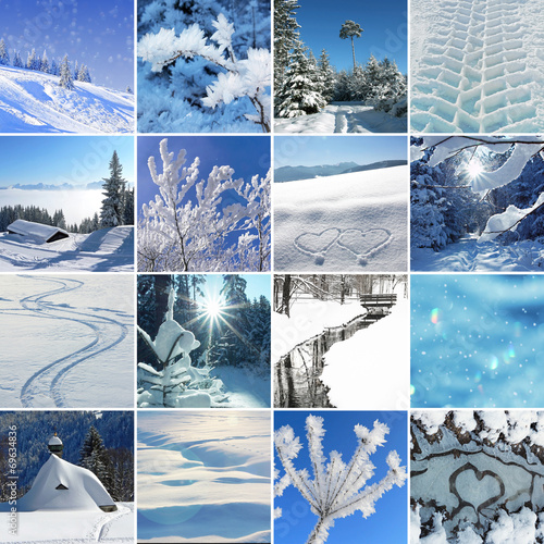Collage - Winterzeit