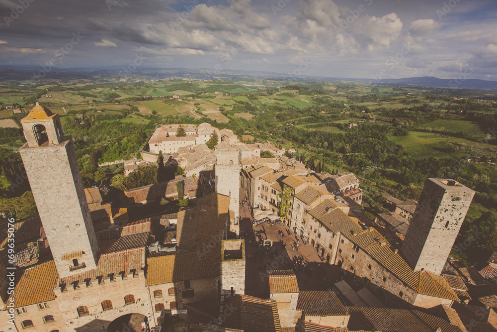 Italy, Tuscany. San Gimignano