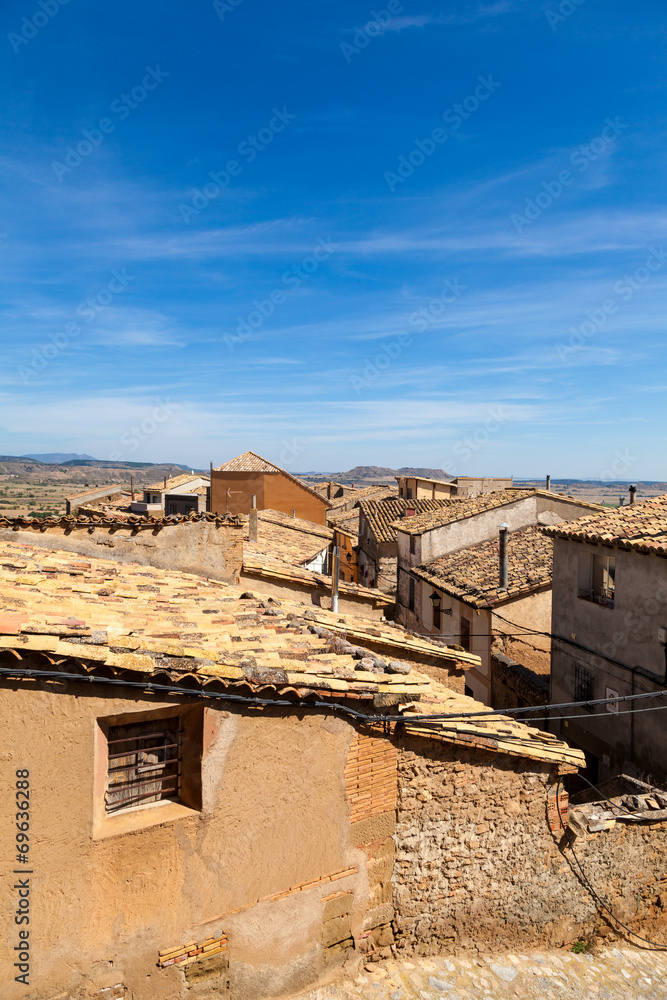 Bolea Village in La Hoya, Huesca