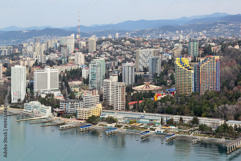 Obraz premium Sochi cityscape