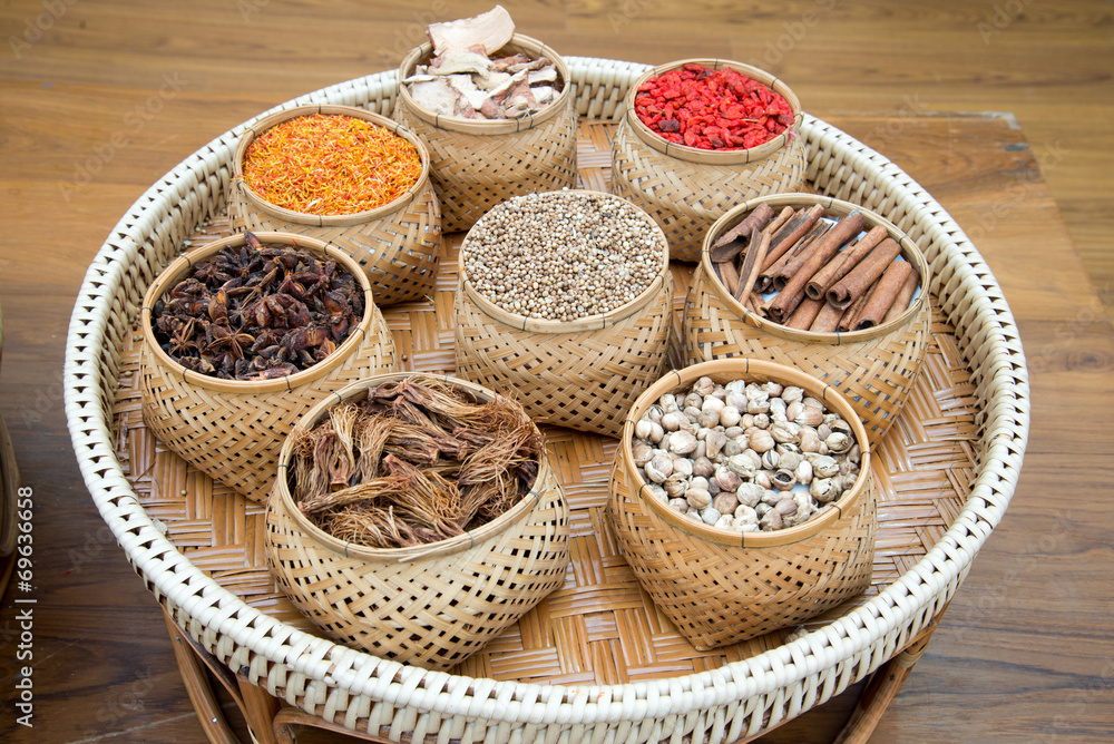 dried herbs, spices and and pepper dried herbs, spices and and pepper