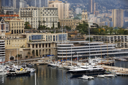 Bay of Monaco and view over Monte Carlo © irisphoto1