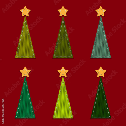 Vector Christmas Trees