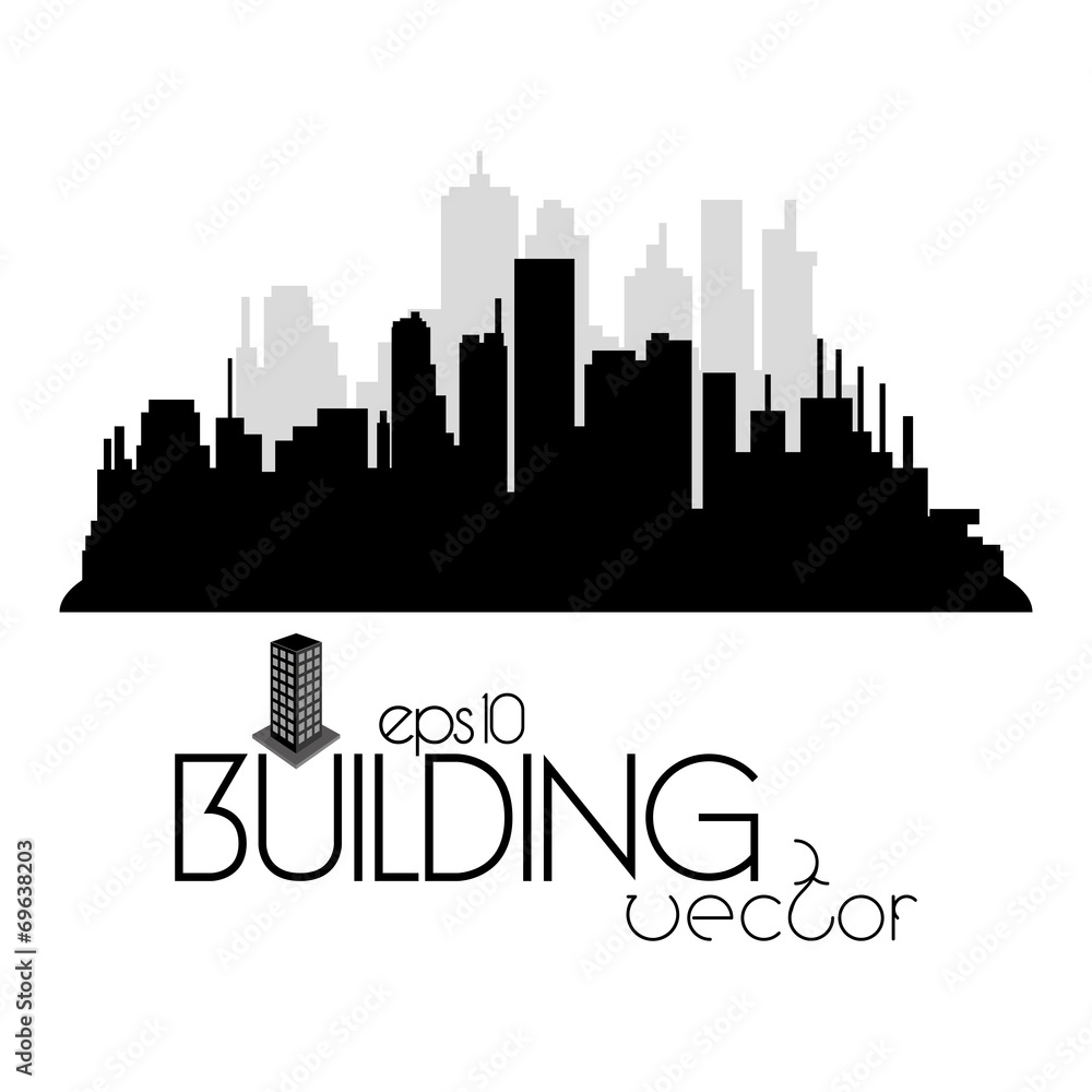 Naklejka premium skyline