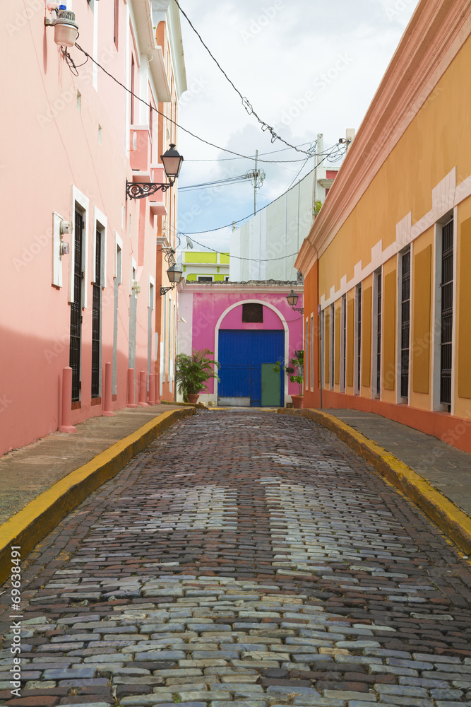 Obraz premium Caribbean street