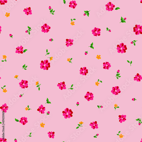 Small flower pattern seamless