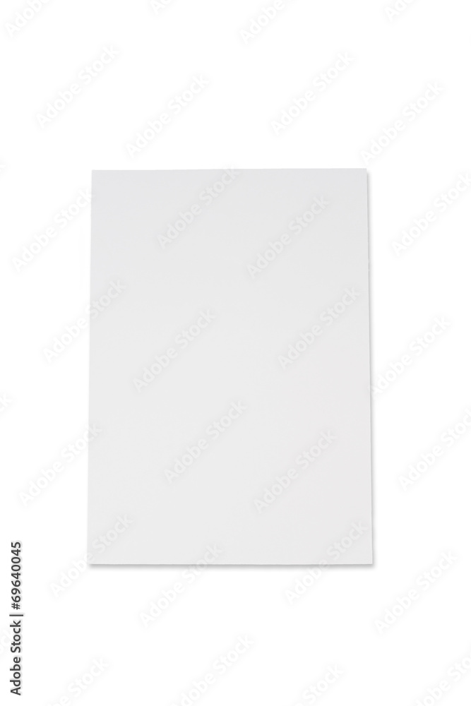 White crumpled paper on white background isolated Horizontal White crumpled paper on white background isolated Horizontal