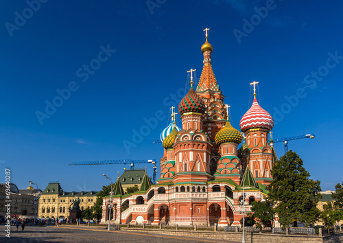 Saint Basil's Cathedral in Red Square - Moscow