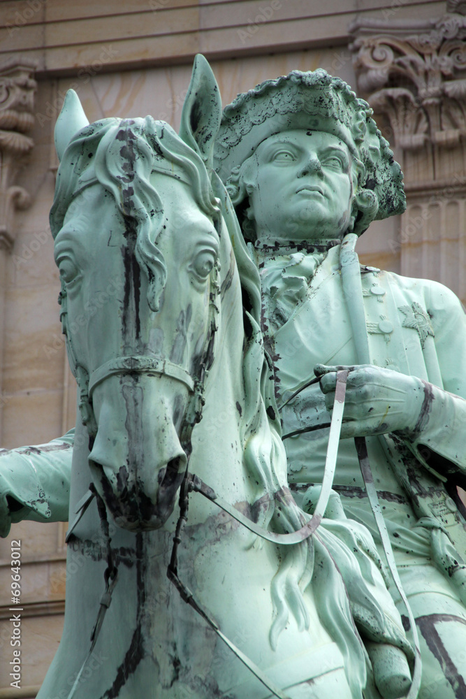 Fototapeta premium Reiterdenkmal Herzog Carl Wilhelm Ferdinand Braunschweig