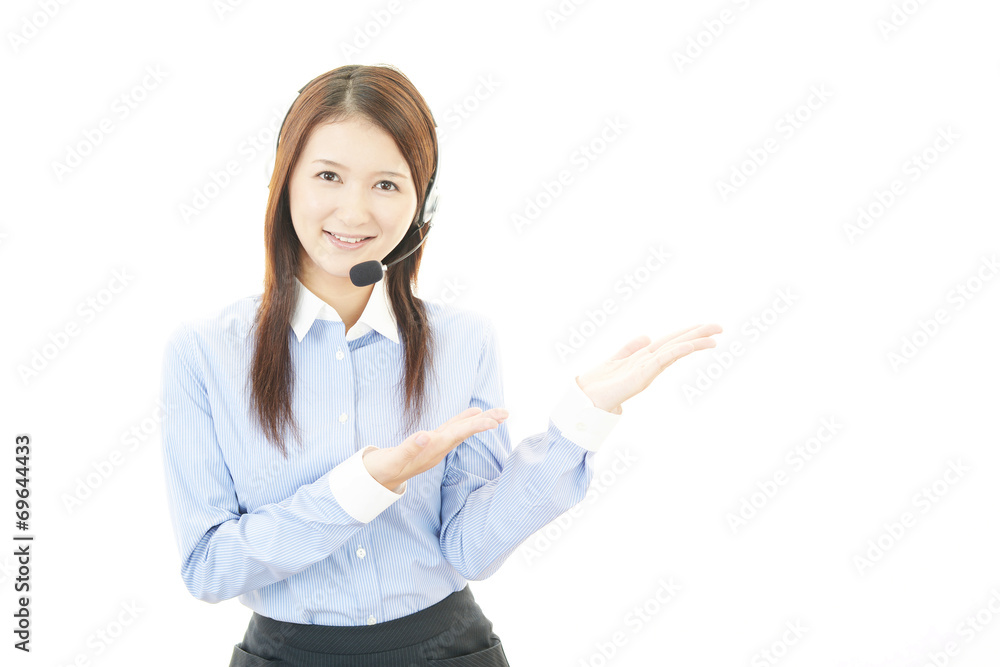 笑顔のオペレーター 笑顔のオペレーター