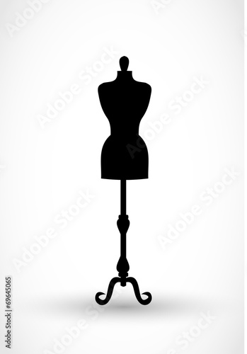 Mannequin icon vector