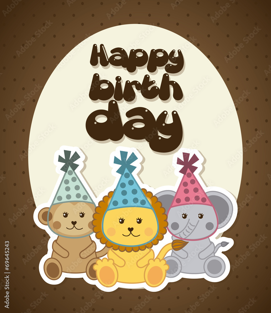 Fototapeta premium Birthday design