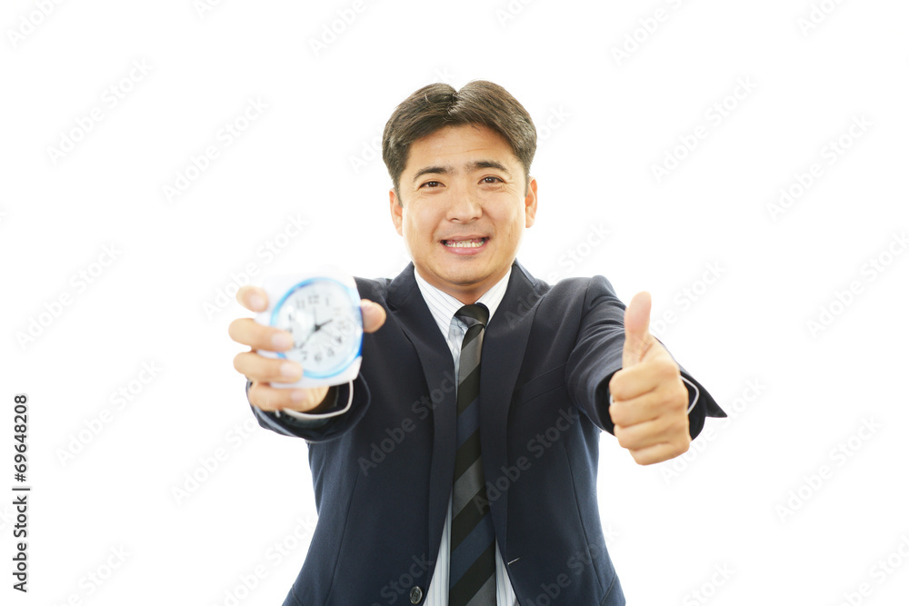 笑顔のビジネスマン