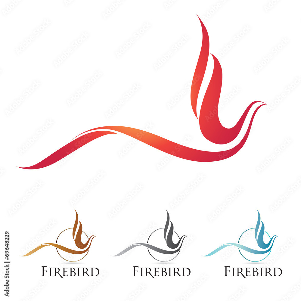 Obraz premium Firebird icons