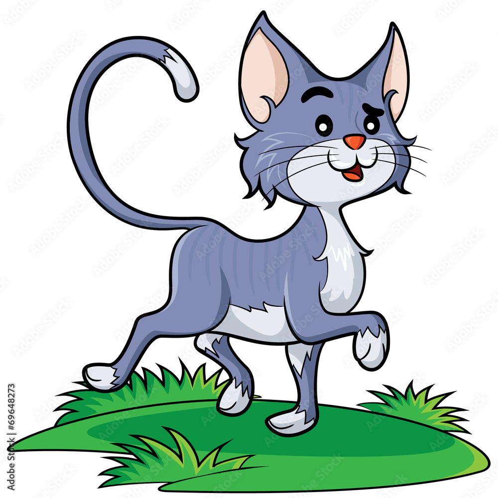 Obraz premium Cat Cartoon