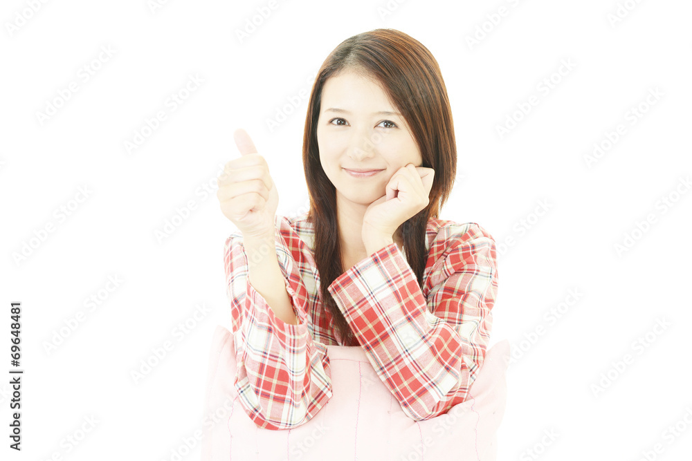 笑顔の女性 笑顔の女性