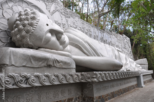 Sleeping Buddha at the Long Son Pagoda in Nha Trang. Vietnam photo