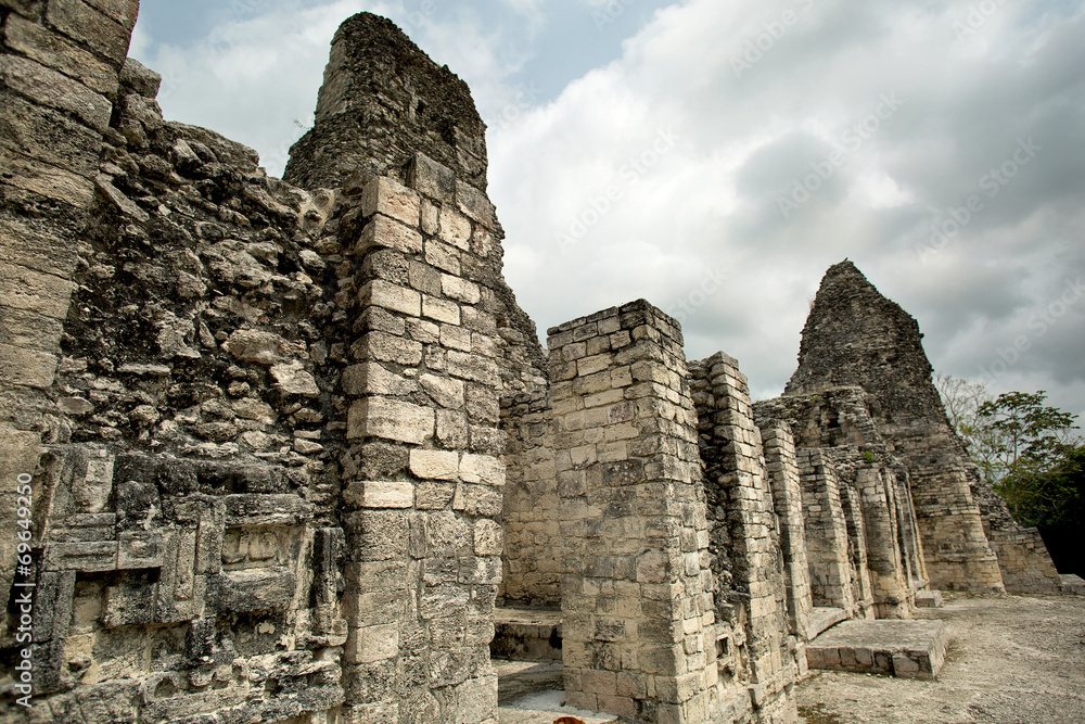 ancient Maya ruins